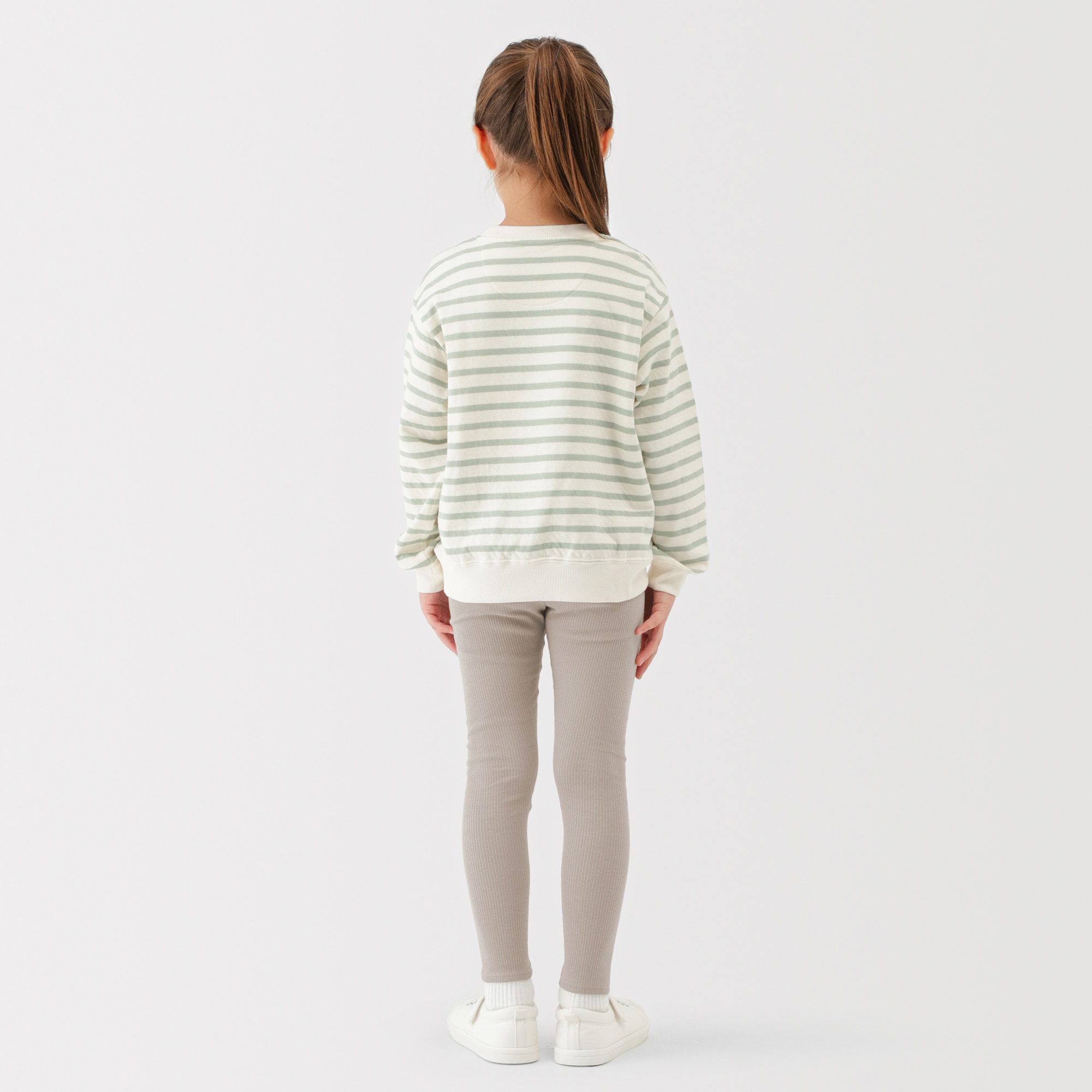 キッズ ストレッチリブ編み レギンス（十分丈） | 無印良品