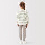キッズ　ストレッチリブ編み　レギンス（十分丈）