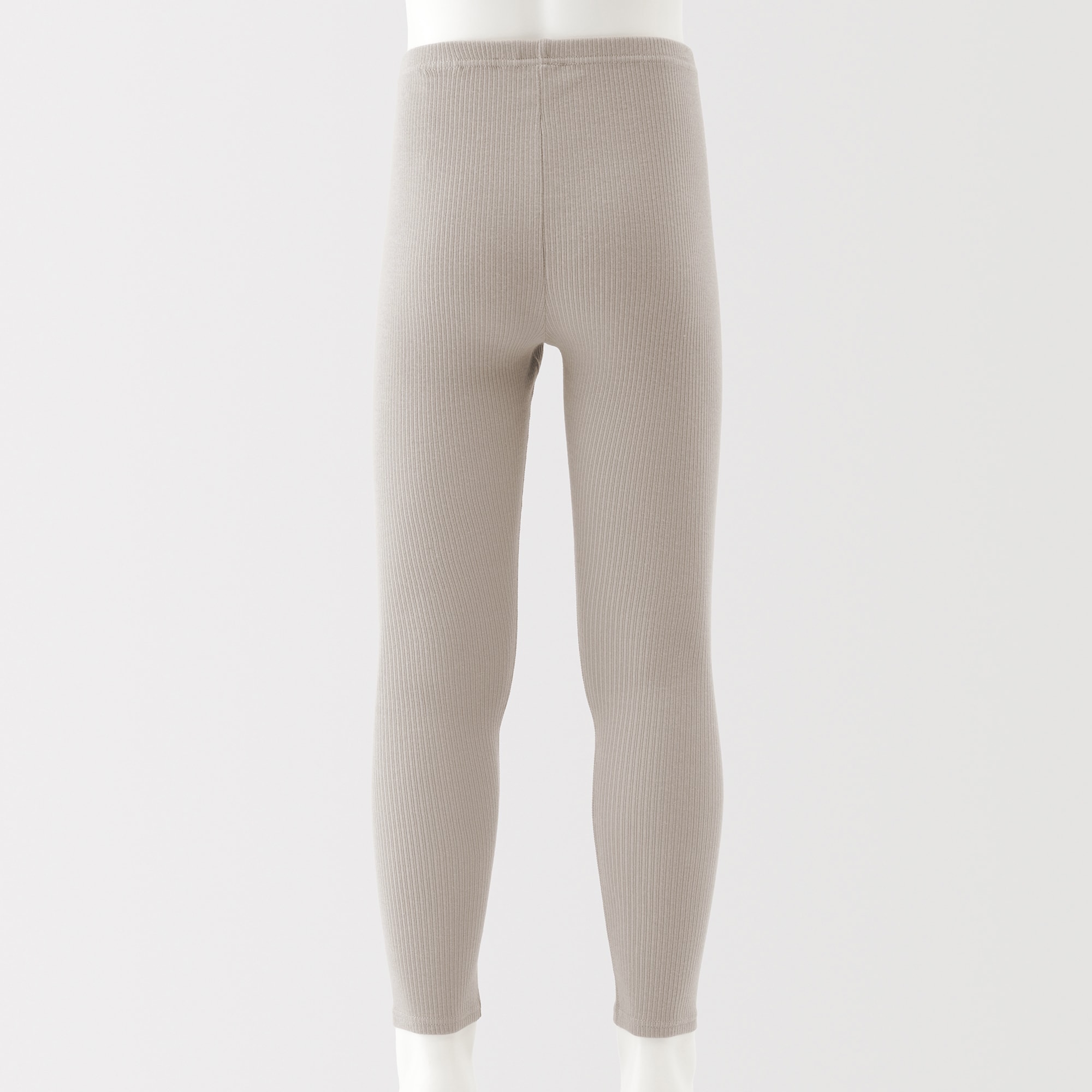 キッズ　ストレッチリブ編み　レギンス（十分丈）