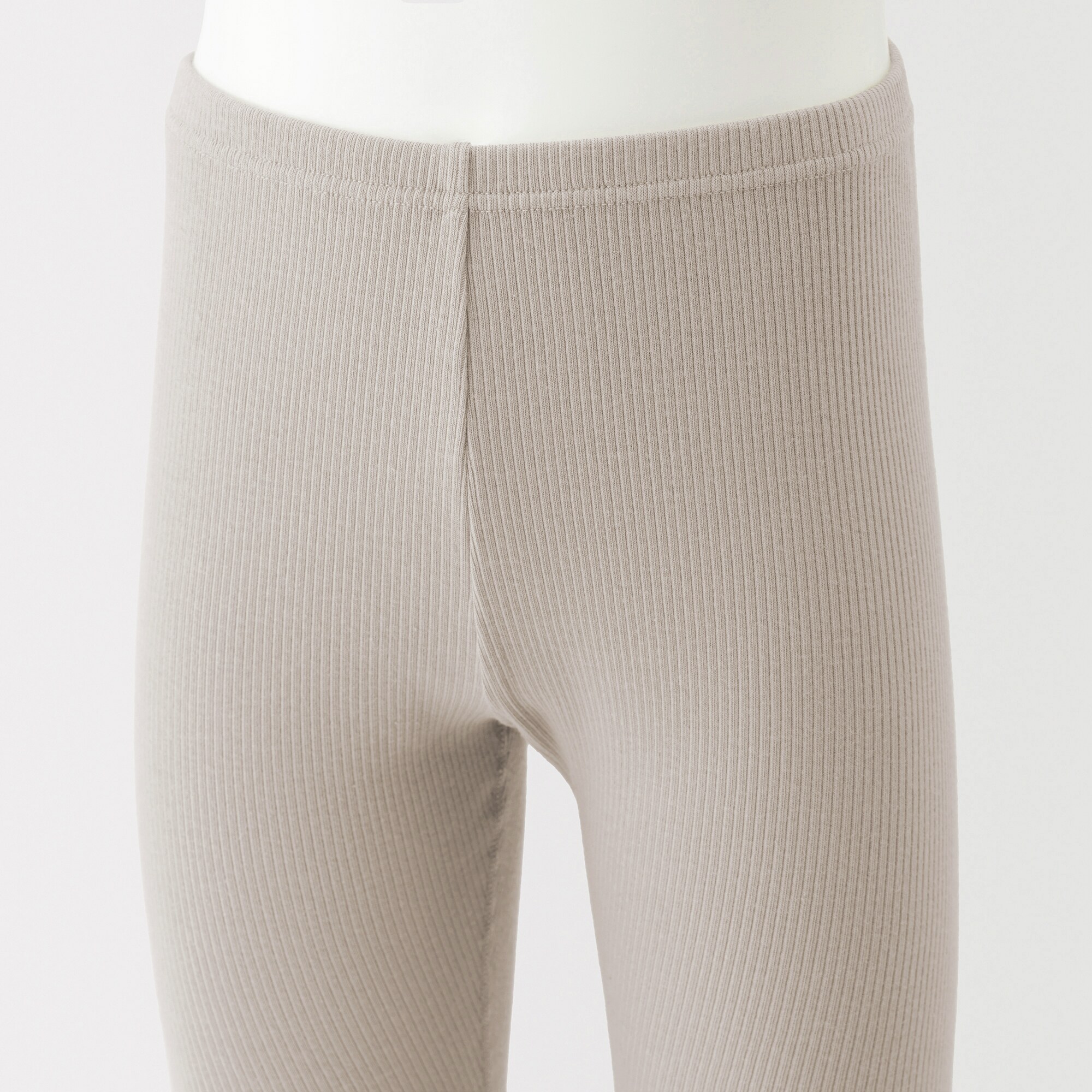 キッズ　ストレッチリブ編み　レギンス（十分丈）