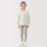 キッズ　ストレッチリブ編み　レギンス（十分丈）