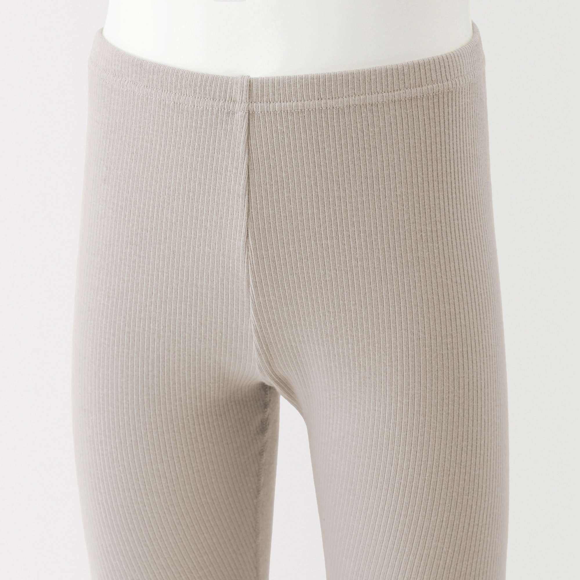 キッズ　ストレッチリブ編み　レギンス（十分丈）