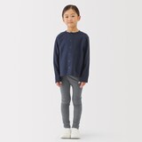 キッズ　ストレッチ天竺編み　レギンス（十分丈）