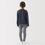 キッズ　ストレッチ天竺編み　レギンス（十分丈）