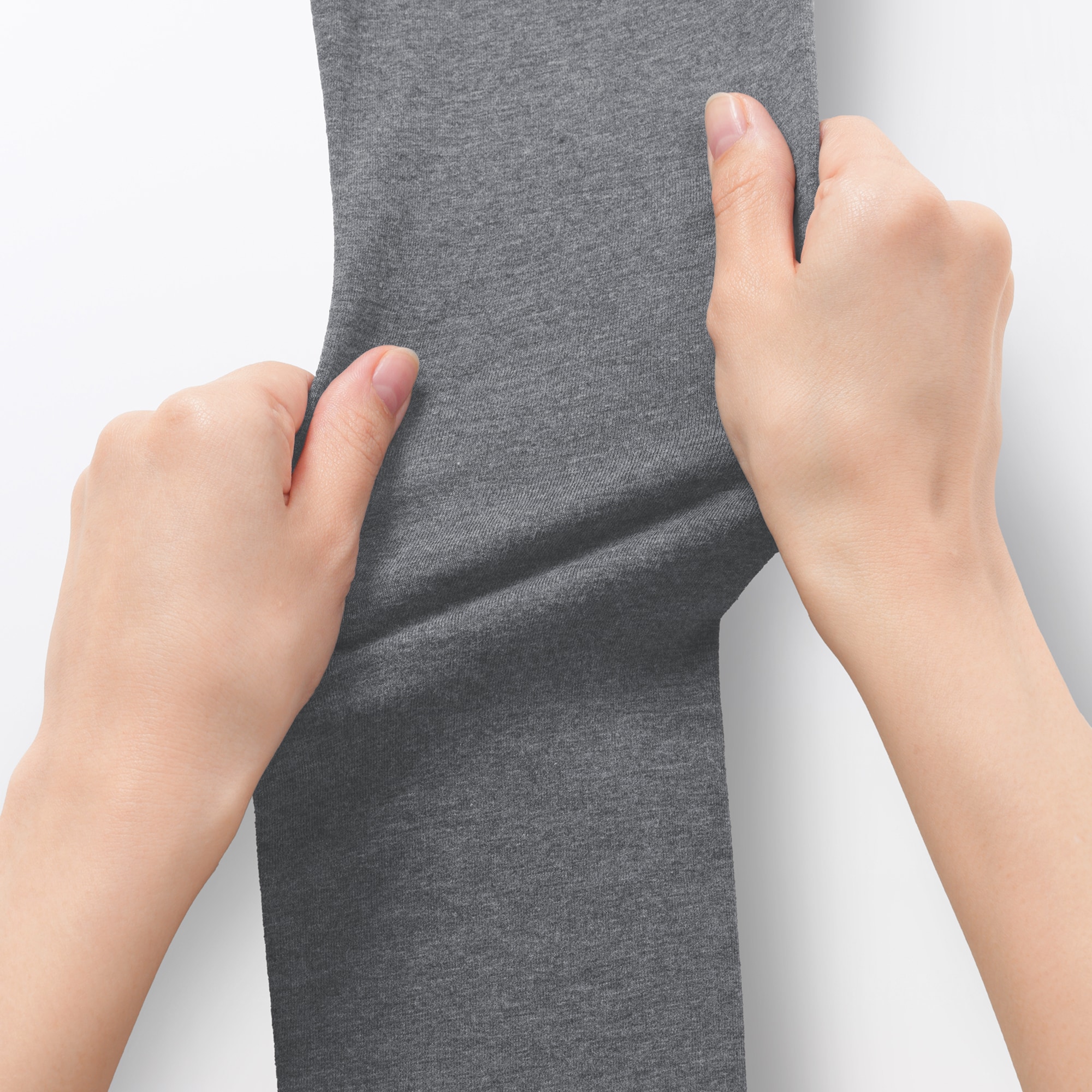 キッズ　ストレッチ天竺編み　レギンス（十分丈）