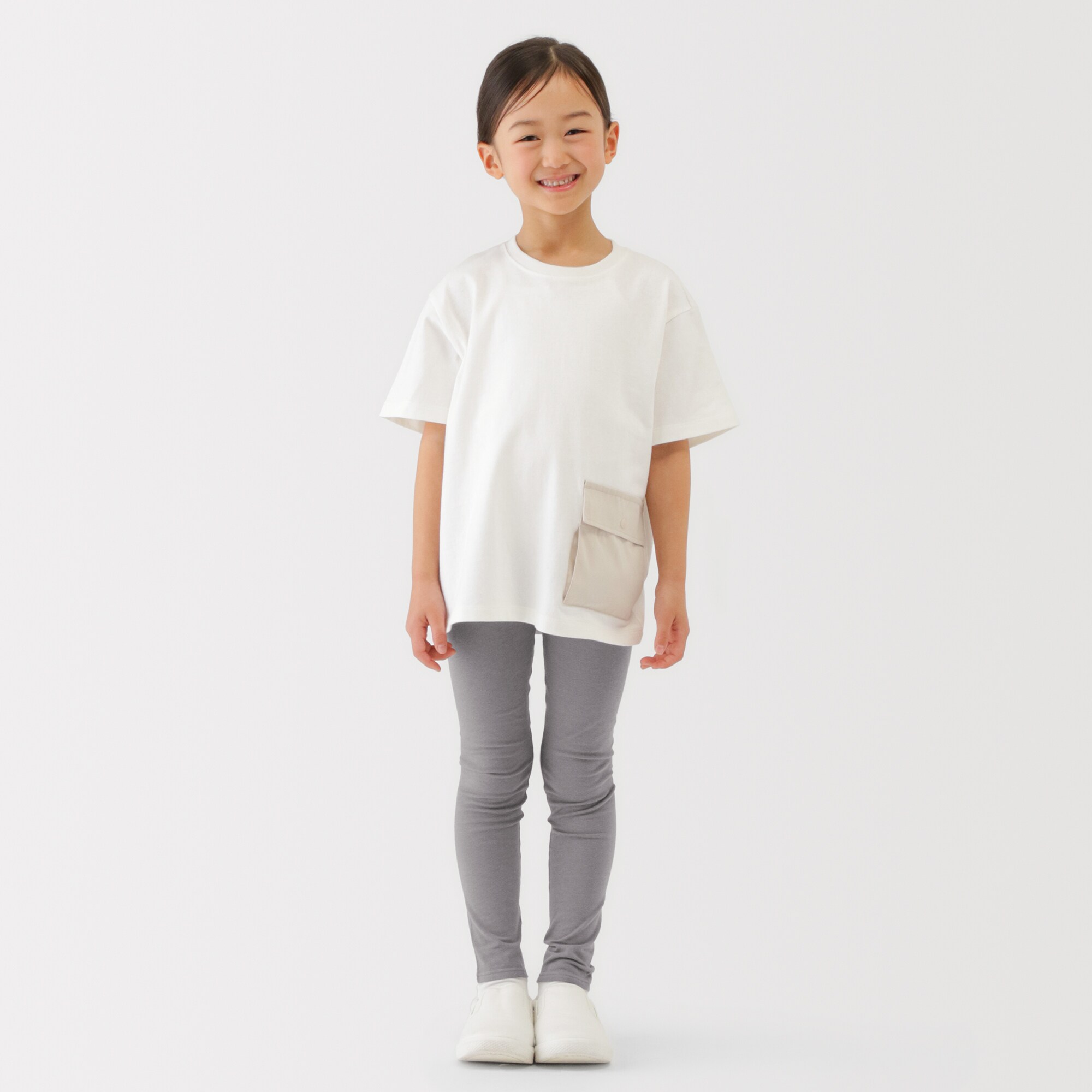 キッズ さらっと綿UVカット レギンス（十分丈） | 無印良品