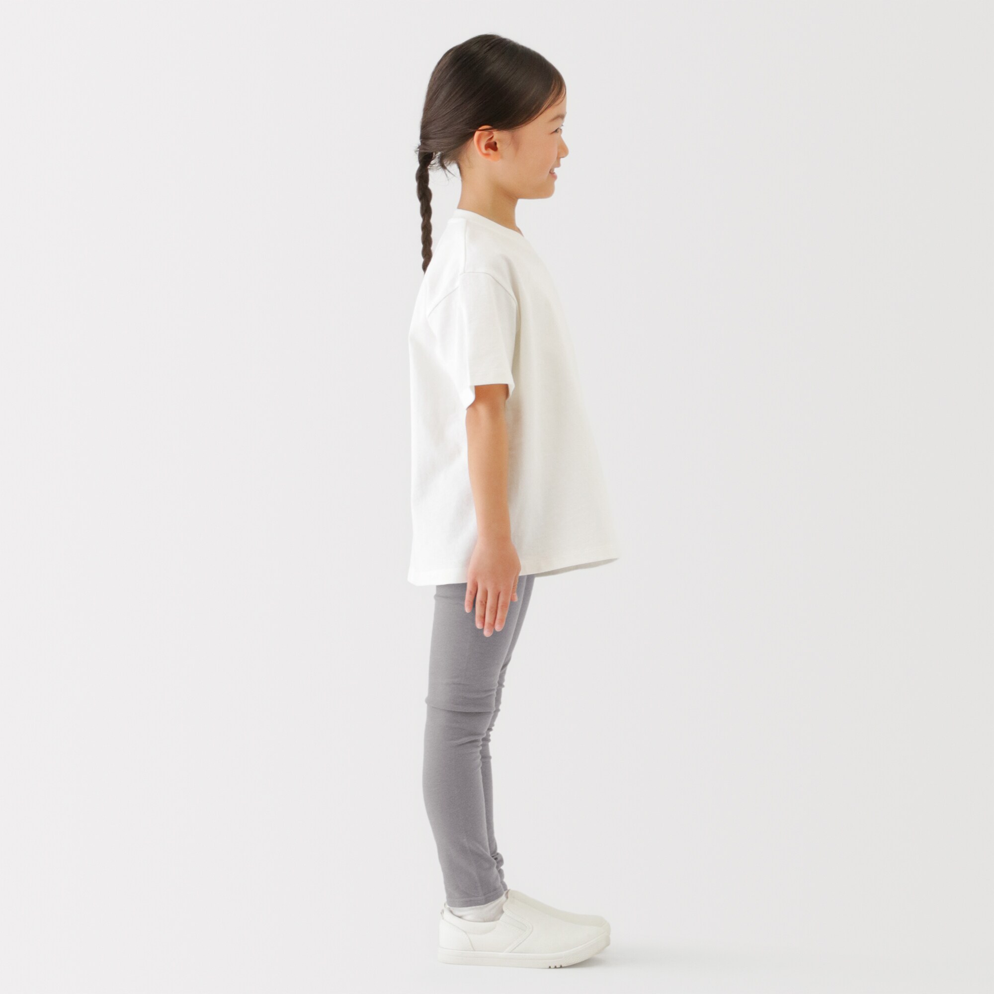 キッズ　さらっと綿ＵＶカット　レギンス（十分丈）