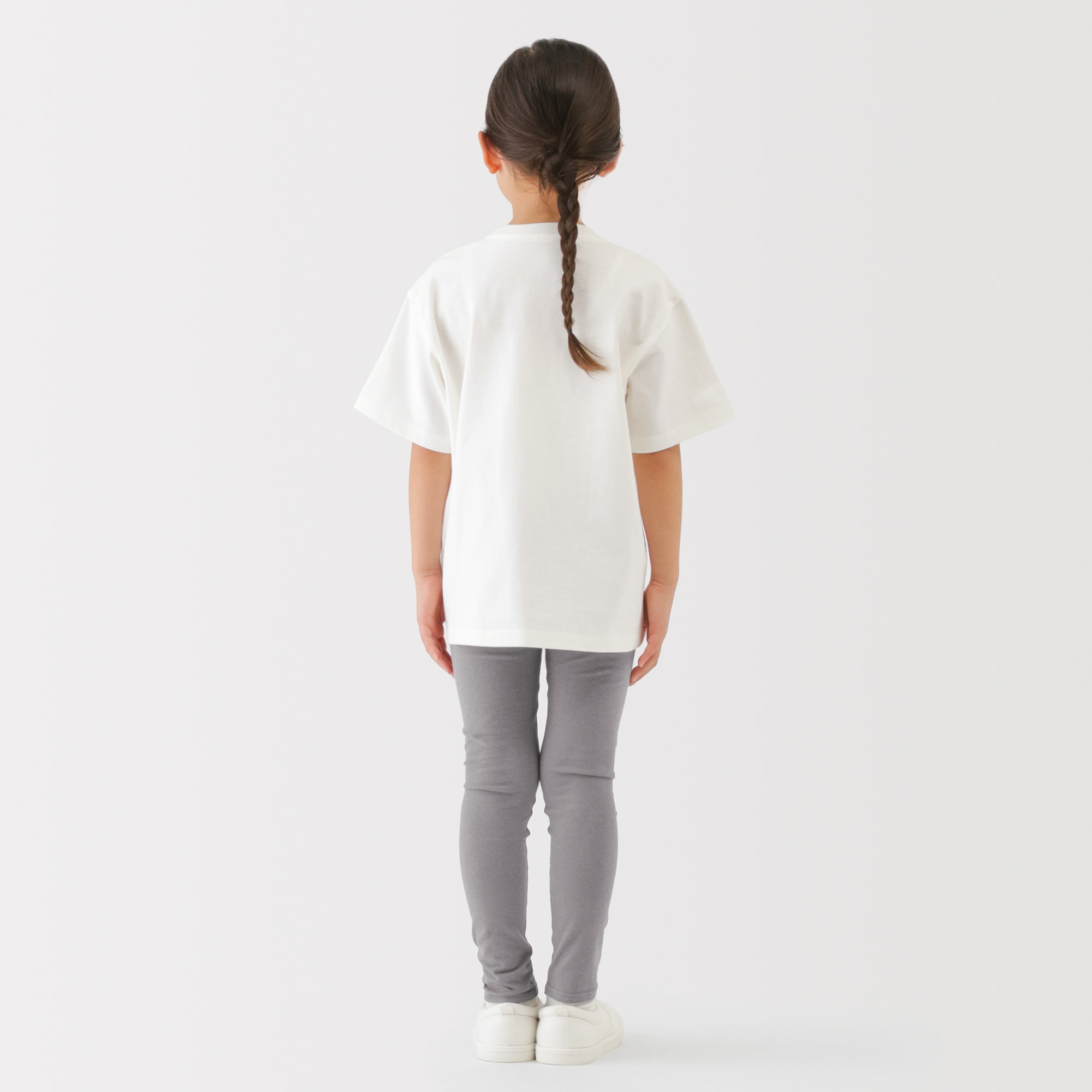 キッズ　さらっと綿ＵＶカット　レギンス（十分丈）