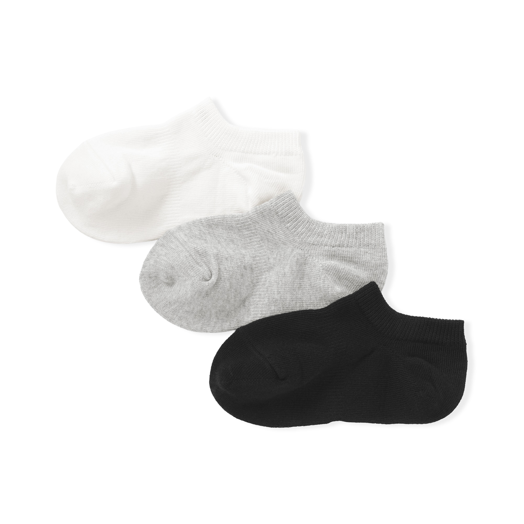 キッズ　足なり直角　スニーカーイン（３足組）