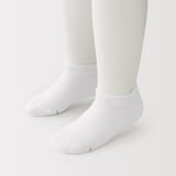 キッズ　足なり直角　さらっと綿　スニーカーイン（３足組）