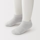 キッズ　足なり直角　さらっと綿　スニーカーイン（３足組）