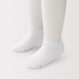 キッズ　足なり直角　さらっと綿　スニーカーイン（３足組）