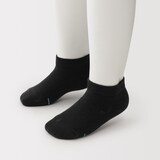 キッズ　足なり直角　さらっと綿　スニーカーイン（３足組）