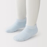 キッズ　足なり直角　さらっと綿　スニーカーイン（３足組）