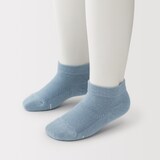 キッズ　足なり直角　さらっと綿　スニーカーイン（３足組）