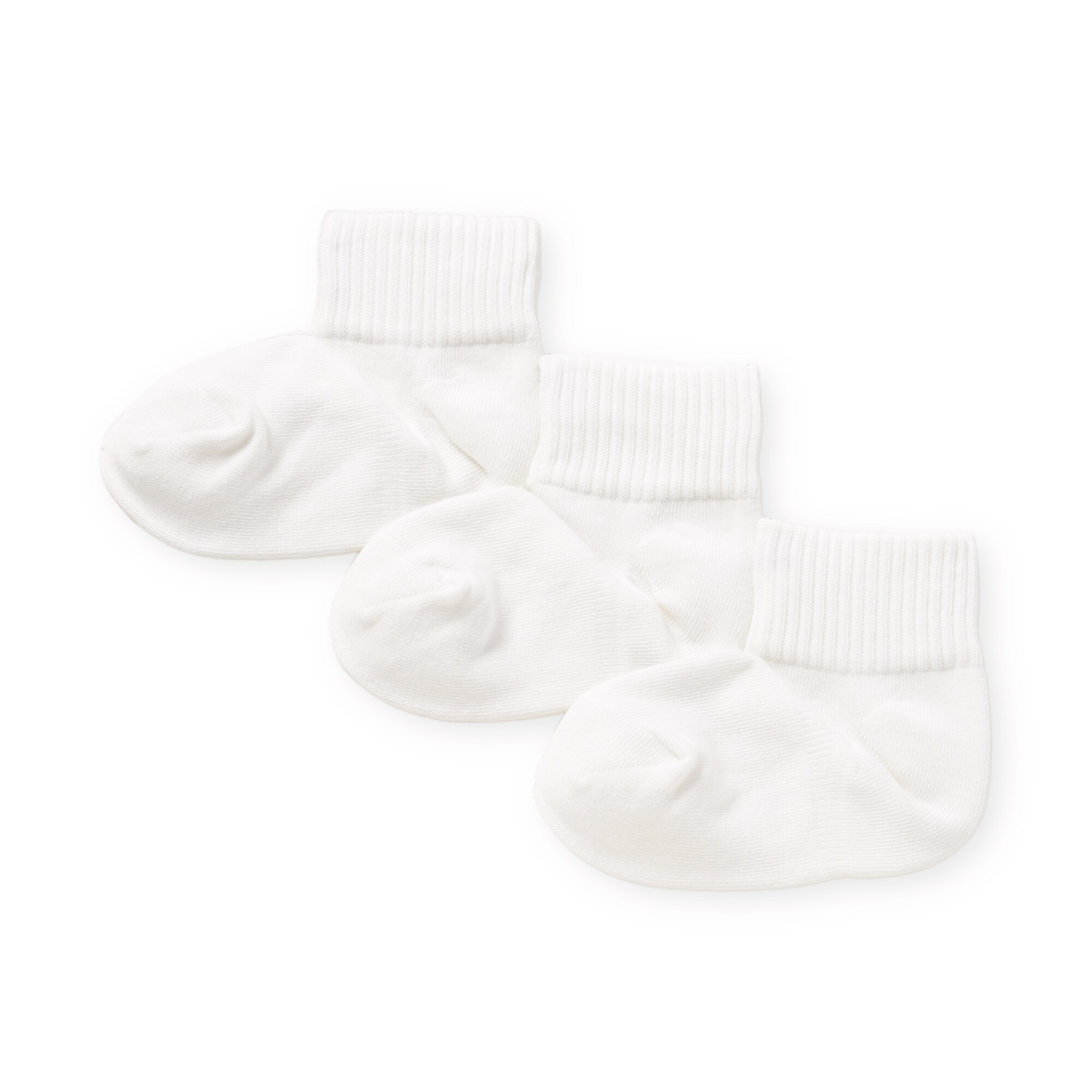 キッズ　足なり直角　ショート丈靴下（３足組）