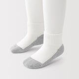 キッズ　足なり直角　ショート丈靴下（３足組）