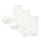 キッズ　足なり直角　メロウ靴下（３足組）