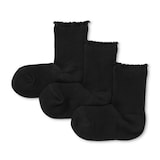 キッズ　足なり直角　メロウ靴下（３足組）