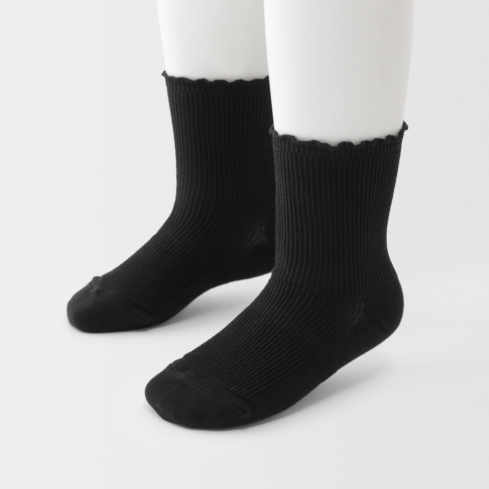 キッズ　足なり直角　メロウ靴下（３足組）