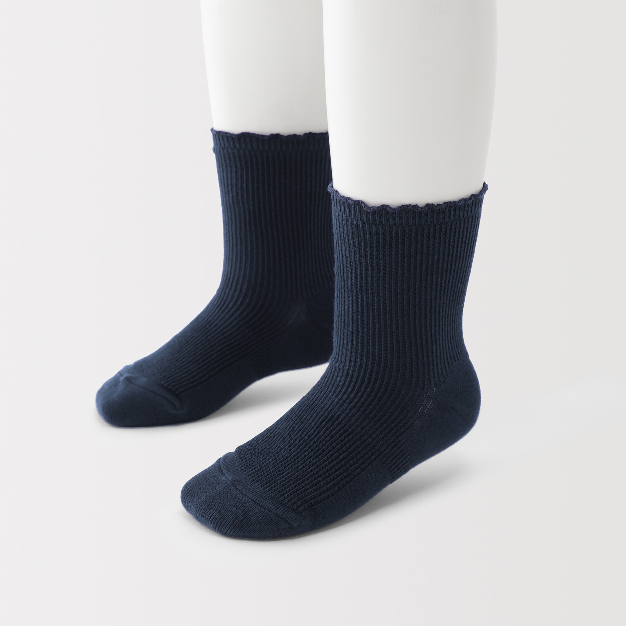 キッズ　足なり直角　メロウ靴下（３足組）