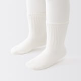 キッズ　足なり直角　リブ靴下（３足組）