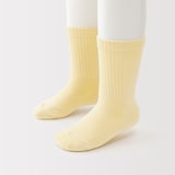 キッズ　足なり直角　リブ靴下（３足組）