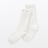 キッズ　足なり直角　リブ靴下（３足組）