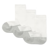 キッズ　足なり直角　リブ靴下（３足組）