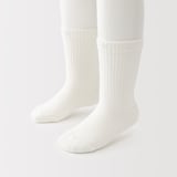 キッズ　足なり直角　リブ靴下（３足組）