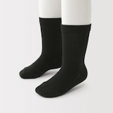 キッズ　足なり直角　リブ靴下（３足組）