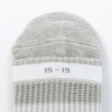 キッズ　足なり直角　リブ靴下（ライン・３足組）