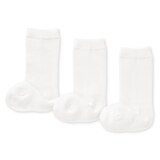 ベビー　足なり直角　ハイソックス（３足組）