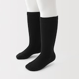 キッズ　足なり直角　ハイソックス（３足組）