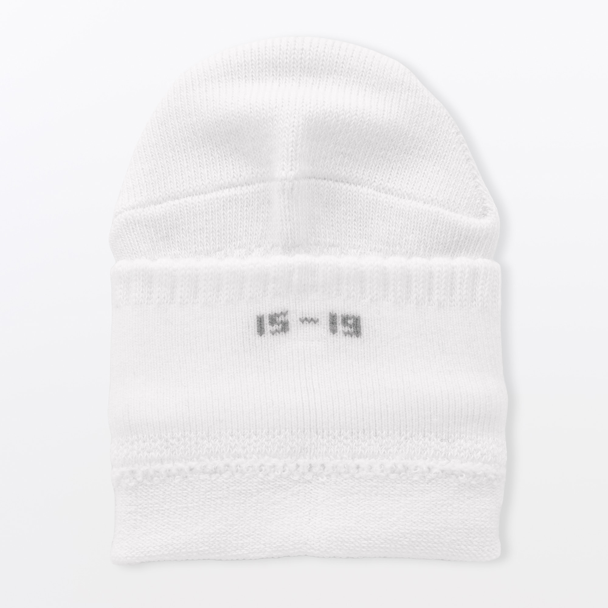 キッズ　足なり直角　さらっと綿　ショート丈靴下（３足組）