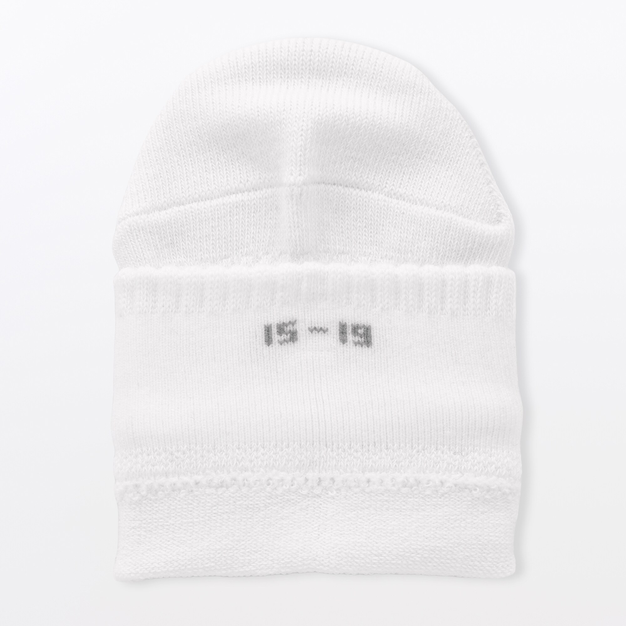 キッズ　足なり直角　さらっと綿　ショート丈靴下（３足組）