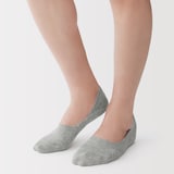 紳士　かかと滑り止め付き　薄手　フットカバー　※再生コットン