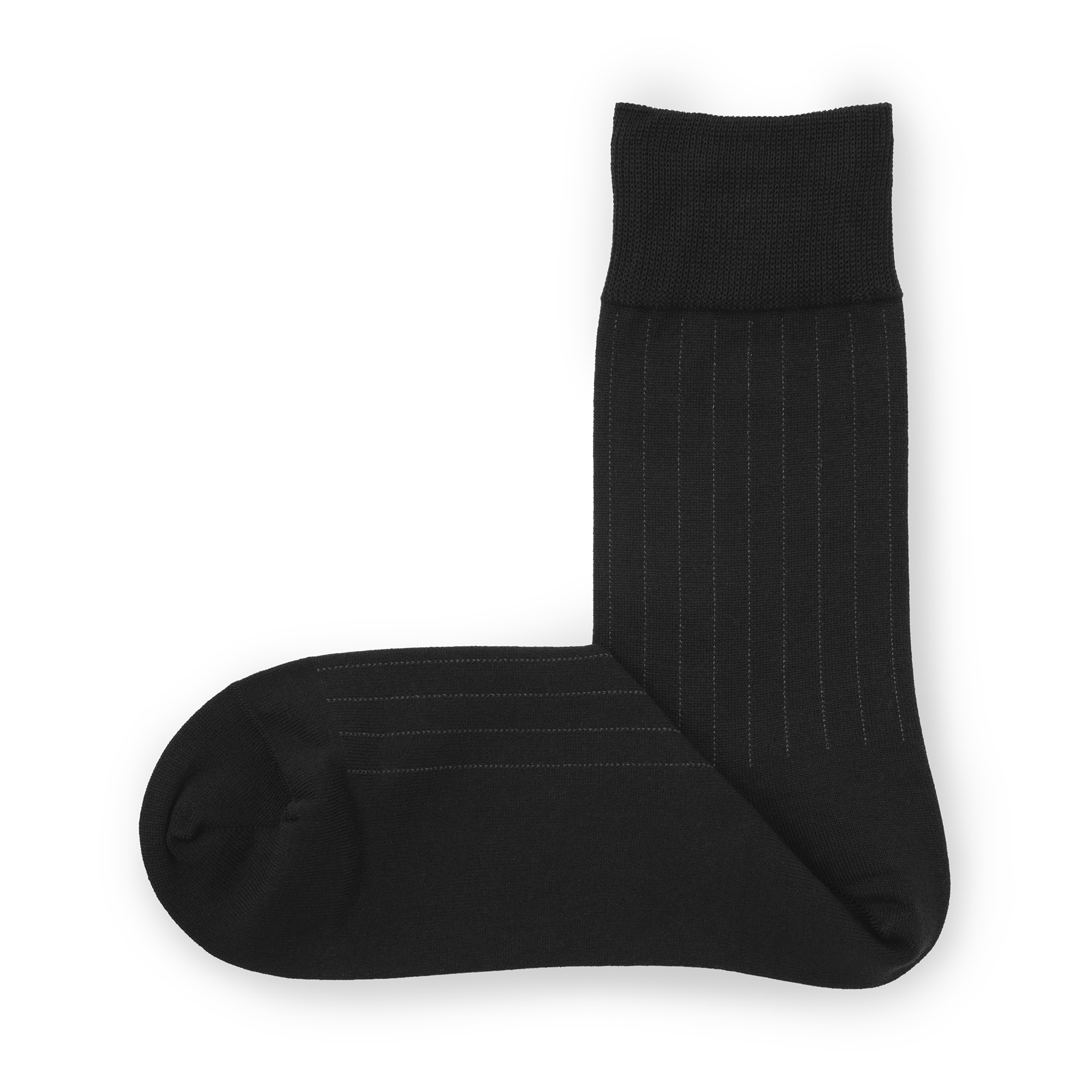 紳士　足なり直角　ビジネス靴下（ストライプ柄）