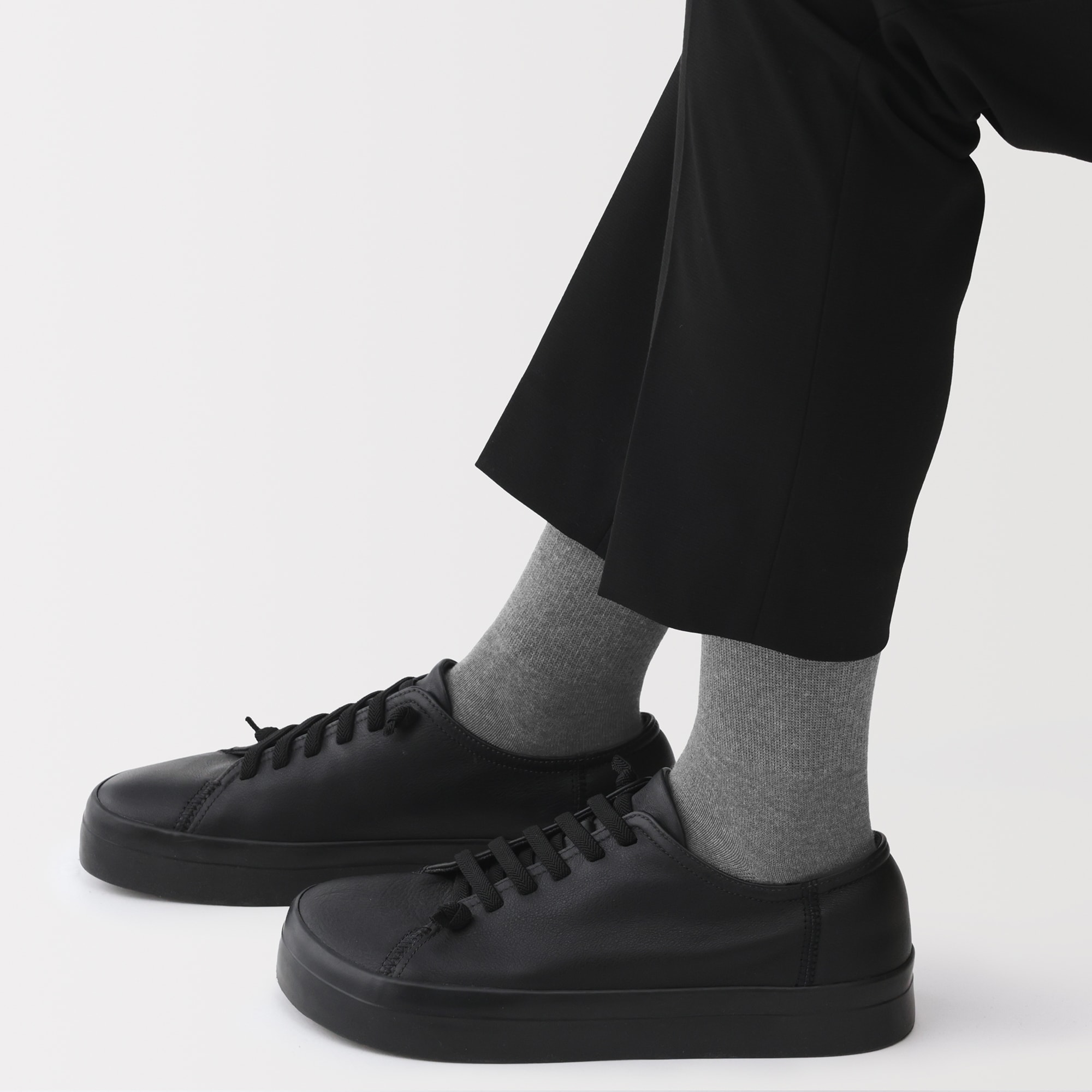 紳士　足なり直角　足首に沿う　ビジネス靴下