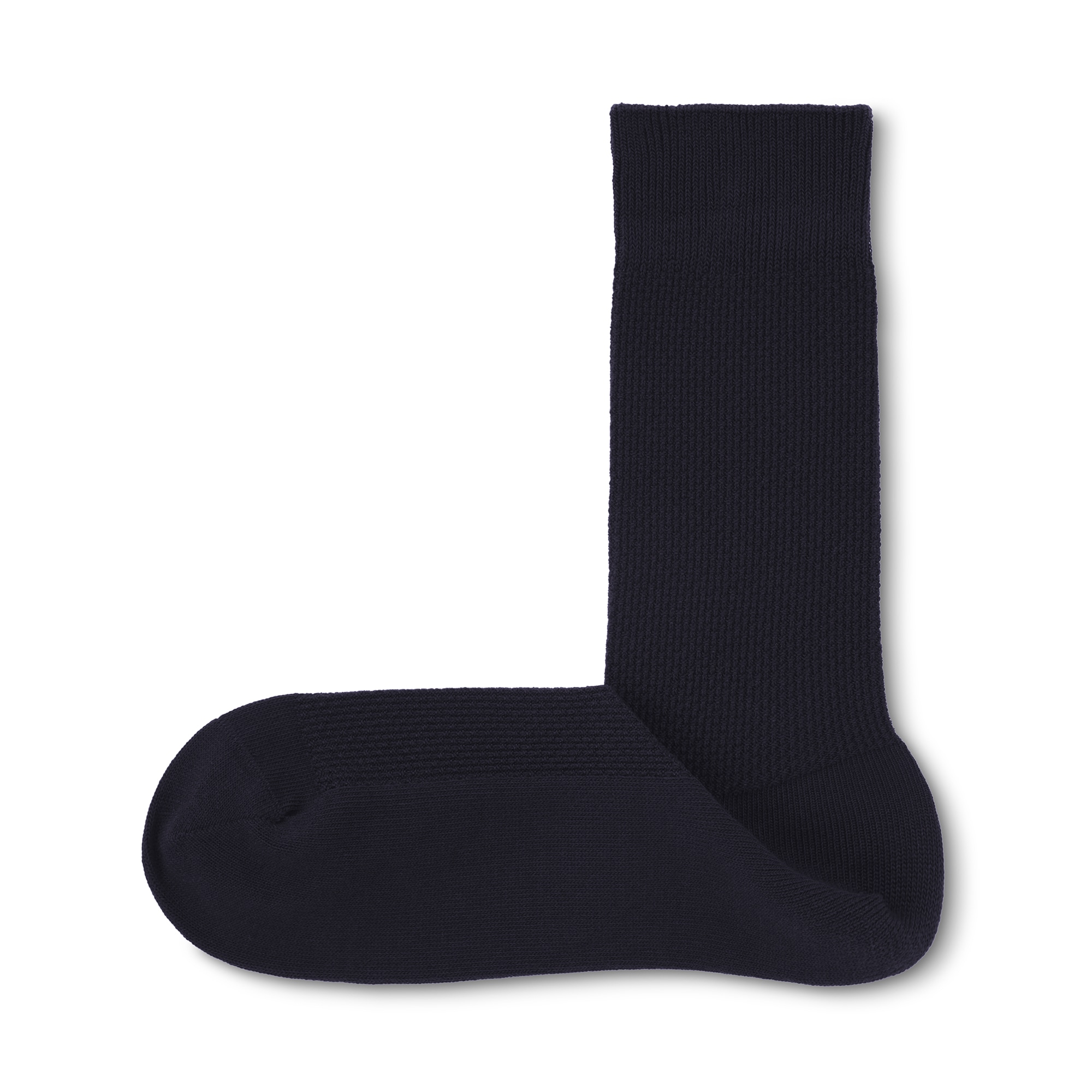 紳士　足なり直角　鹿の子編み　ビジネス靴下