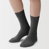 紳士　足なり直角　鹿の子編み　ビジネス靴下　※再生コットン