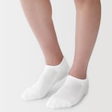 紳士　足なり直角　パイル編み　スニーカーイン（無地）