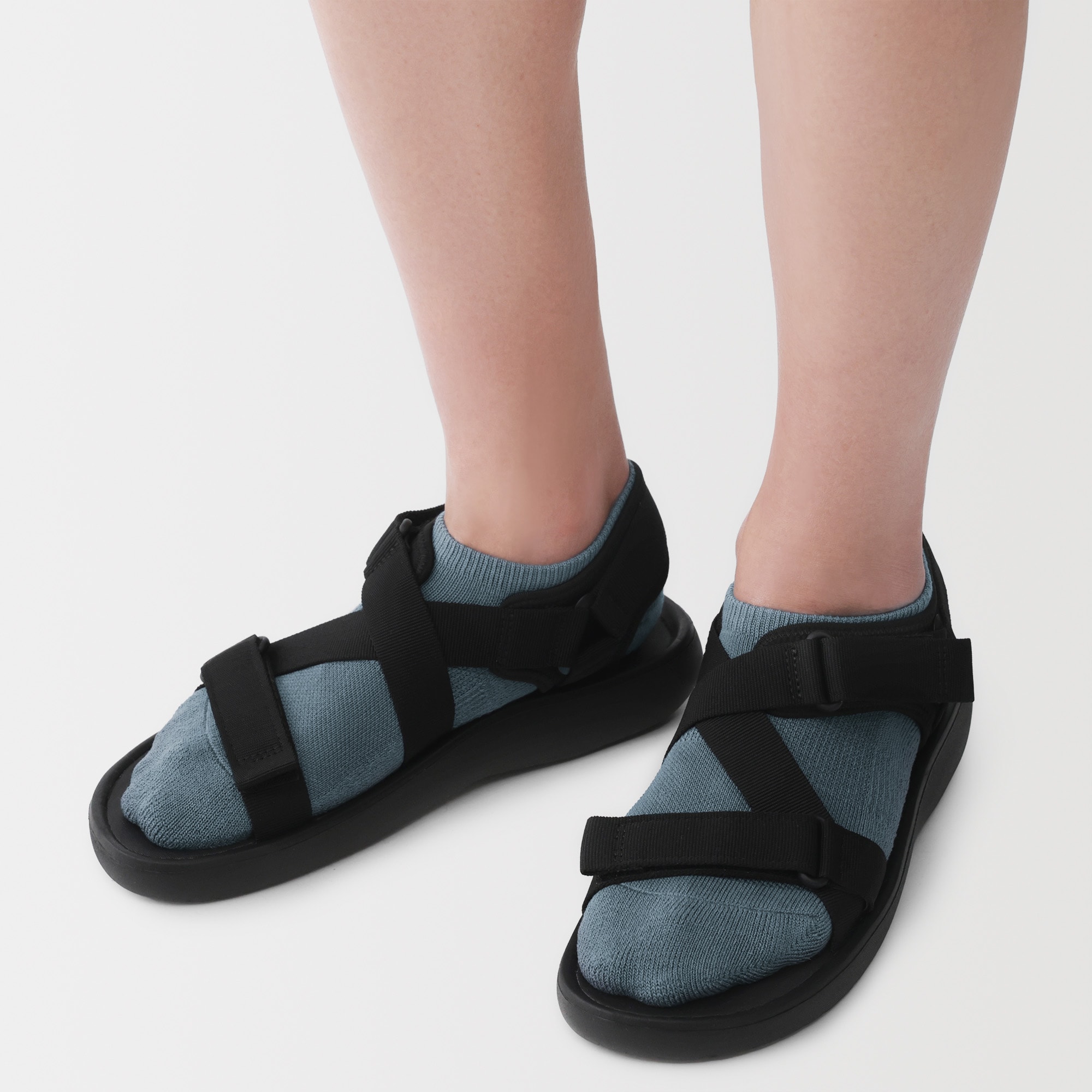 紳士　足なり直角　パイル編み　スニーカーイン（無地）