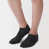 紳士　足なり直角　パイル編み　スニーカーイン（無地）