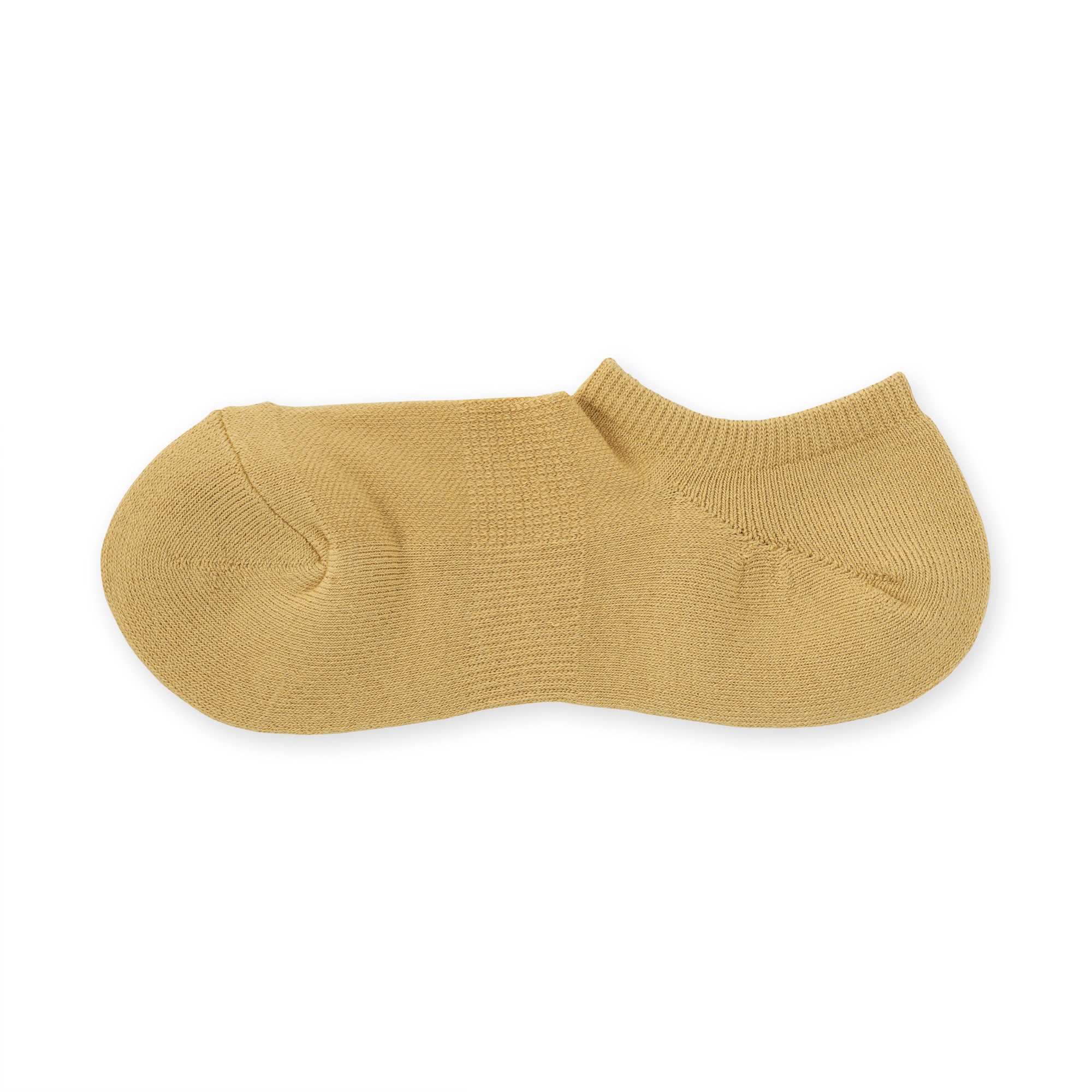 紳士　足なり直角　パイル編み　スニーカーイン（無地）