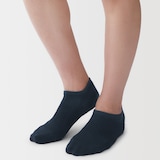 紳士　足なり直角　パイル編み　スニーカーイン（無地）