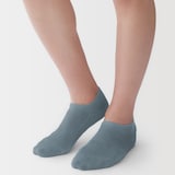 紳士　足なり直角　パイル編み　スニーカーイン（無地）