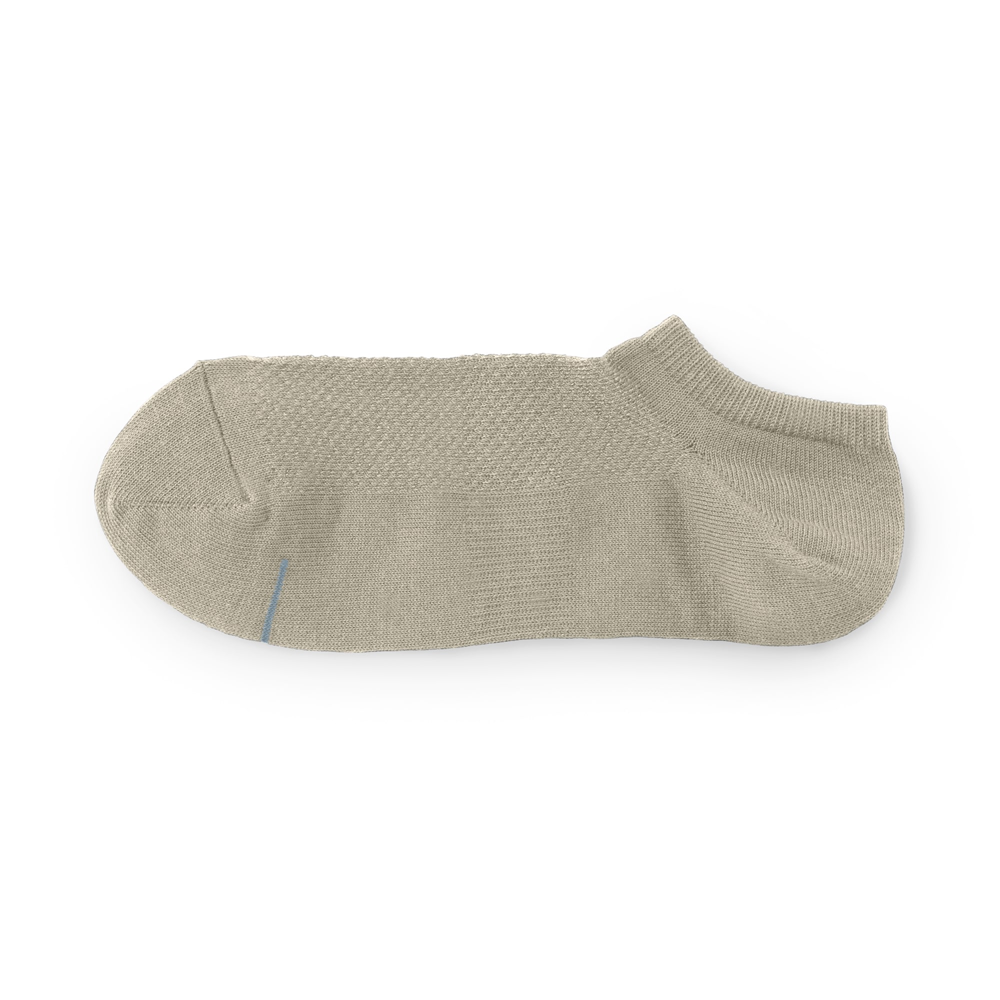 紳士　足なり直角　さらっと綿　スニーカーイン