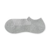 紳士　足なり直角　パイル編み　スニーカーイン（無地）※杢色