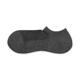 紳士　足なり直角　パイル編み　スニーカーイン（無地）※杢色